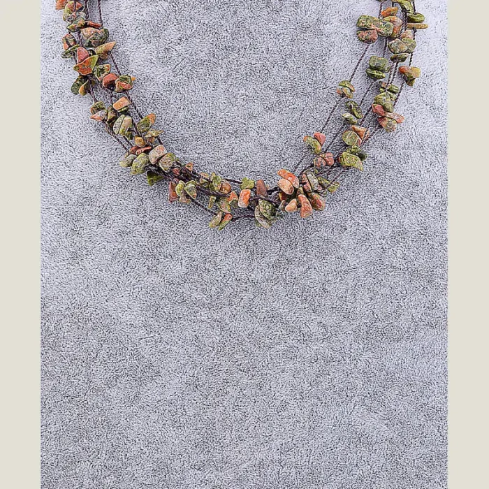 🏷️️ Намисто Епидот 46 см ss_16766