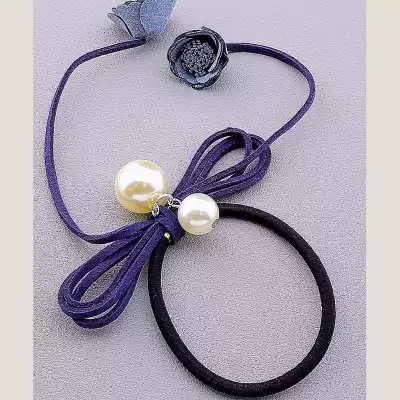 🏷️️ Резинка для волосся Flora Secret тканина F-41307