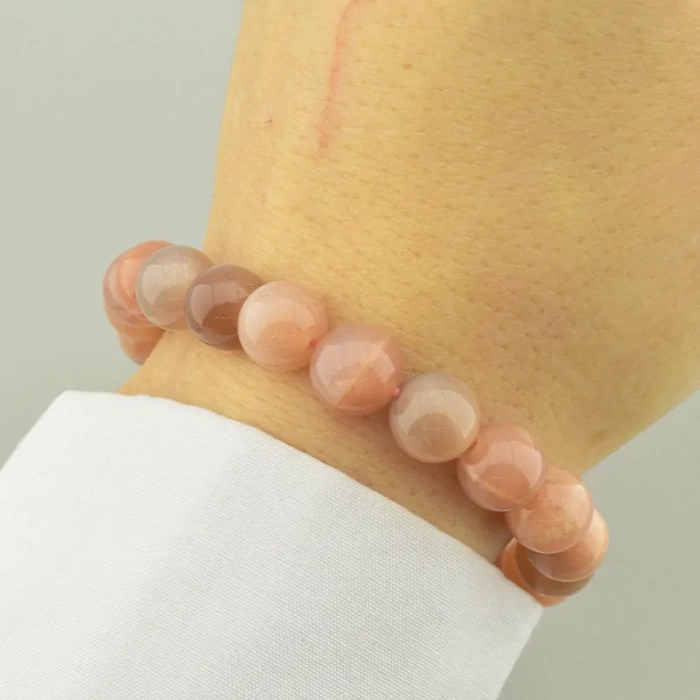 🏷️️ Браслет резинка Сонячний камінь 19 см. ss_94510