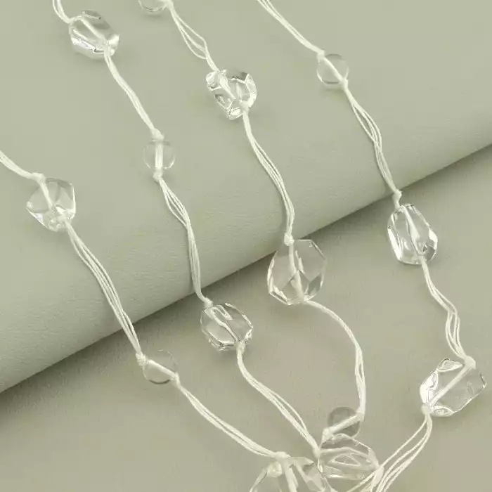 🏷️️ Намисто Гірський кришталь 120 см. ss_103547