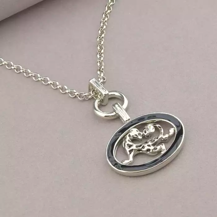 🏷️️ Підвіска коти Fashion Фіаніт 42 см (родій) ss_96339