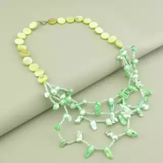 Намисто Перли, Перламутр 43 см.