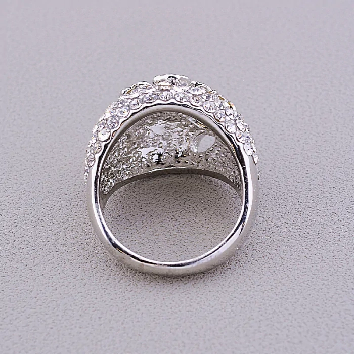 🏷️️ Перстень емаль квітка Сrystal ss_81944