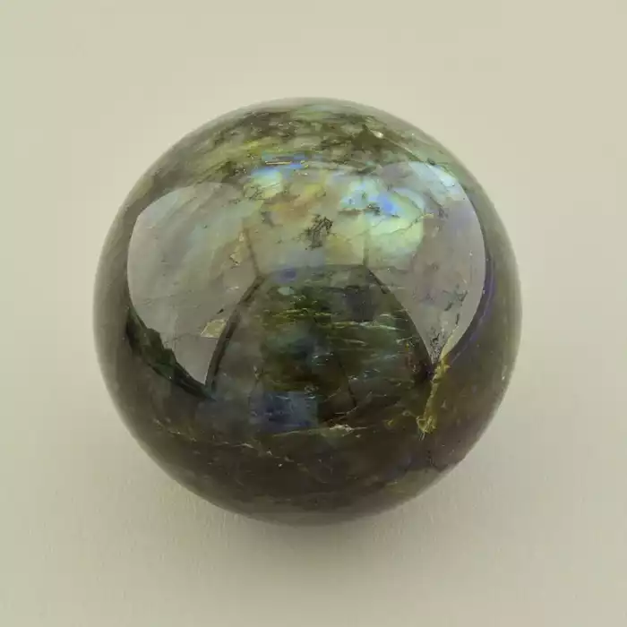 🏷️️ Куля Лабрадор (73х73 мм, сірий, одиничний екземпляр) ss_105104