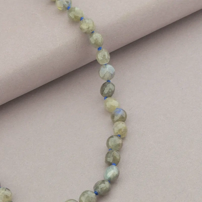 🏷️️ Намисто Лабрадор срібло (925 проба) 44 см. ss_91138