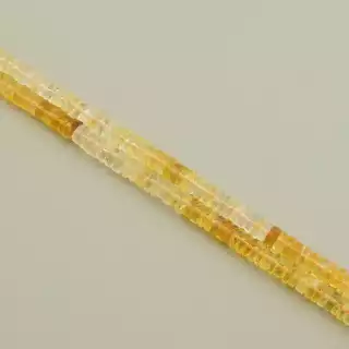 Намистини Цитрін 42 см (без застібки)