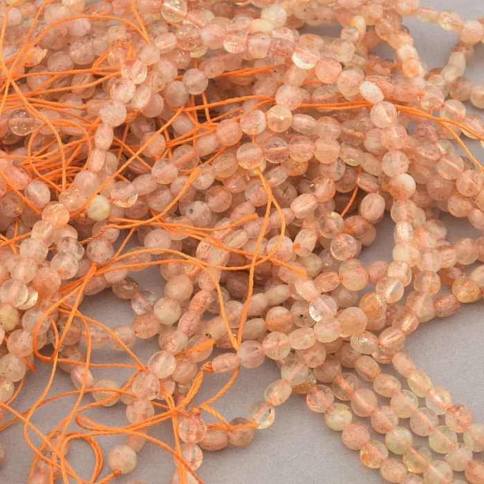 🏷️️ Нитка Сонячний камінь 39 см (без замка) ss_83274