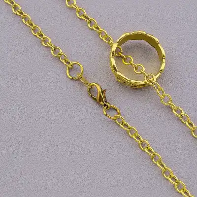 🏷️️ Підвіска FJ біжутерний сплав 47 см F-83387