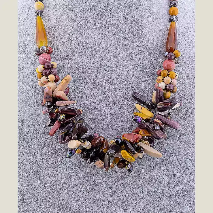 🏷️️ Намисто Тигрове око 62 см ss_14672