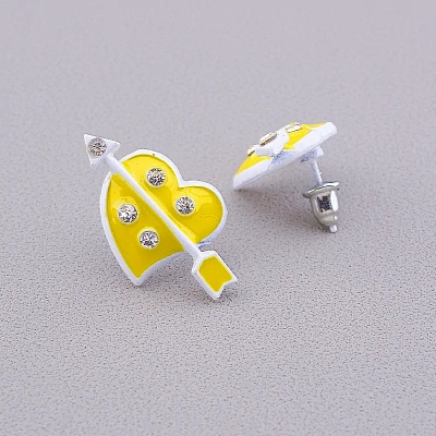 Сережки Fashion емаль