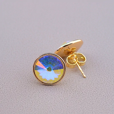 Сережки Swarovski Xuping (позолота 18к)