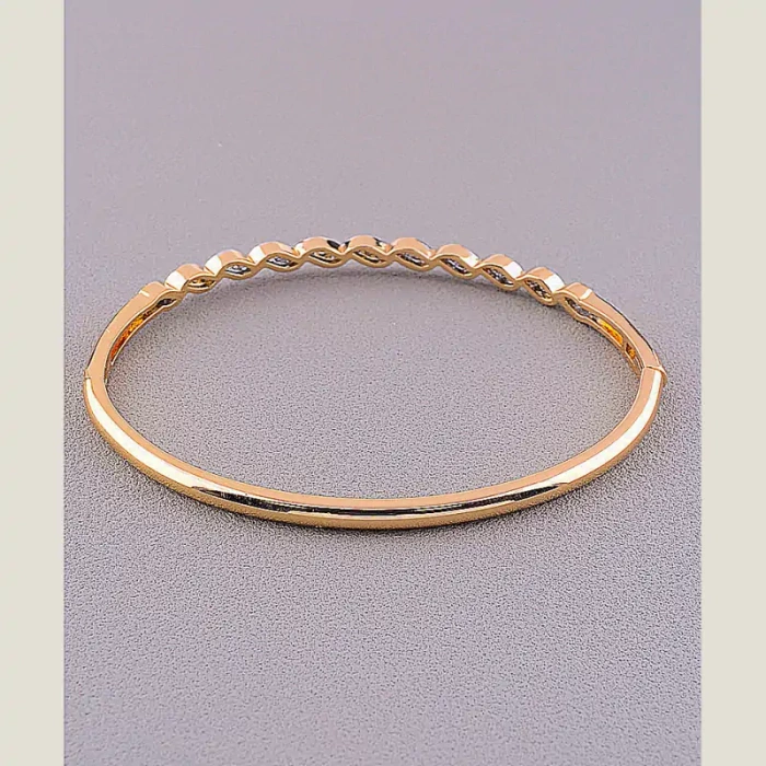 🏷️️ Браслет шарнірний Фіаніт Xuping (позолота/родій) ss_65265