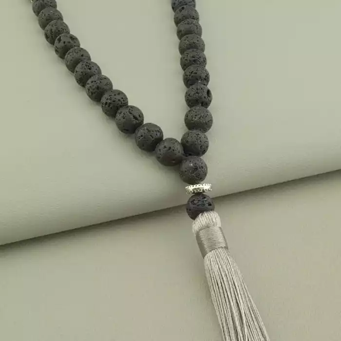 🏷️️ Чотки з каменю Лава ss_101605