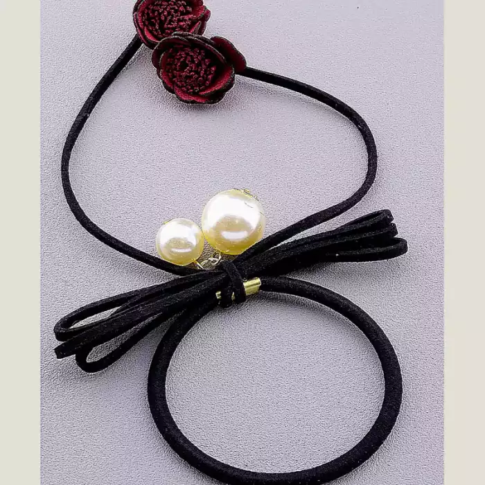 🏷️️ Резинка для волосся Flora Secret тканина ss_41308