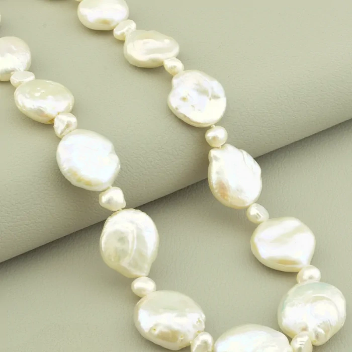 🏷️️ Намисто з перлин (cрібло 925 проба) 41 см. ss_102105