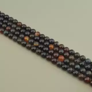 Намистини Агат 38 см. 12мм. на нитці (натуральне каміння, без застібки)