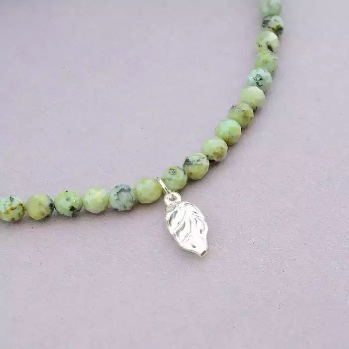 🏷️️ Підвіска Хрізоколла 38,5 см. ss_89190