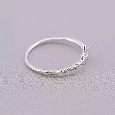 🏷️️ Каблучка Xuping Фіаніт (родій) F-57844