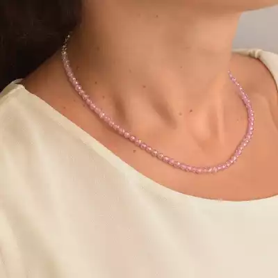 🏷️️ Підвіска Циркон срібло (925 проба) 40 см. F-89891