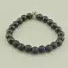 🏷️️ Браслет резинка Шунгіт, Котяче око 17 см. F-97636