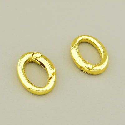 Замочок (22х15 мм, карабін, позолота 18к, жовтий)