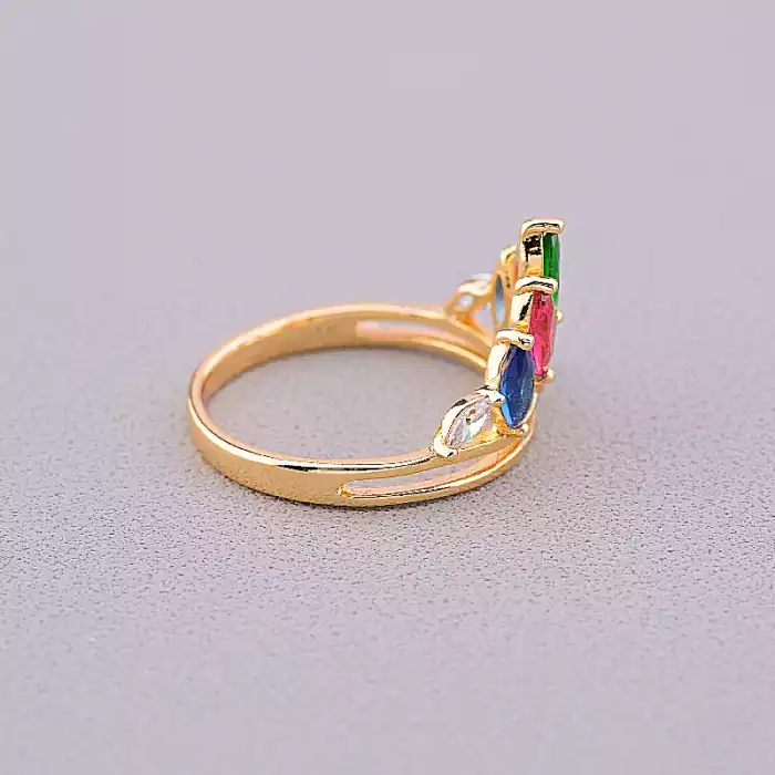 🏷️️ Каблучка Xuping Фіаніт (позолота 18к) ss_58548