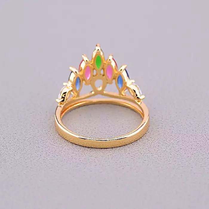 🏷️️ Каблучка Xuping Фіаніт (позолота 18к) ss_58548