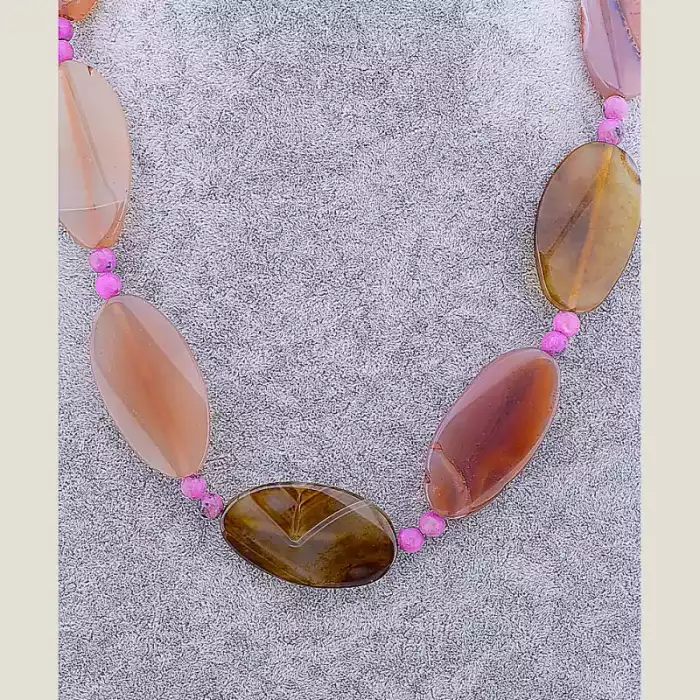 🏷️️ Намисто Агат 60 см ss_69863