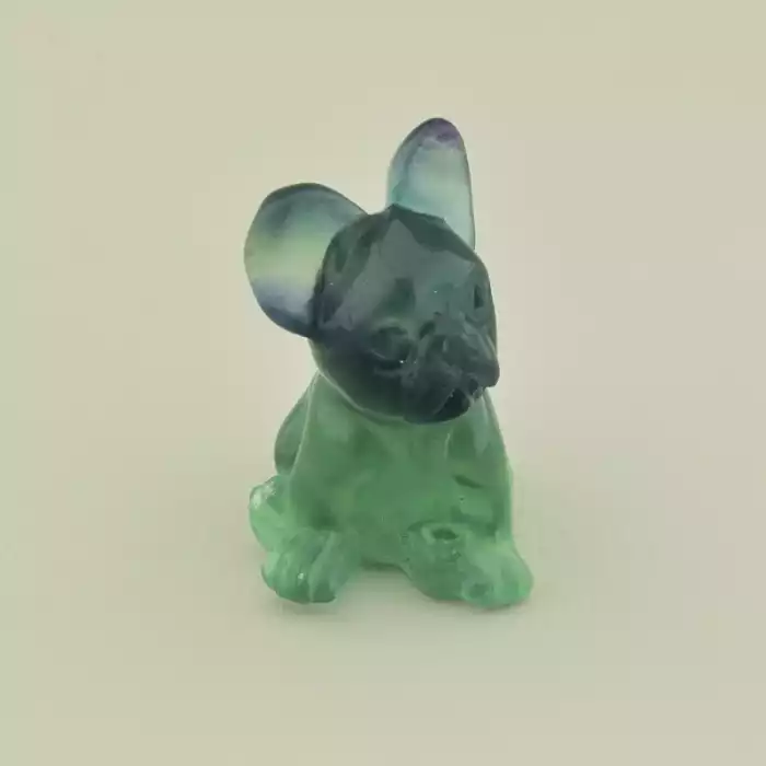 🏷️️ Мінерал флюорит собака (40х25 мм, зелений) ss_105417