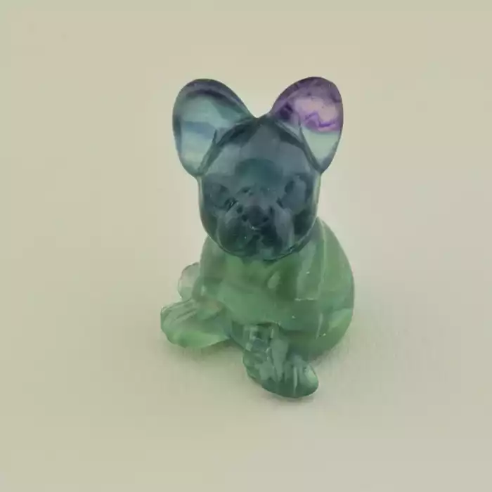 🏷️️ Мінерал флюорит собака (40х25 мм, зелений) ss_105417