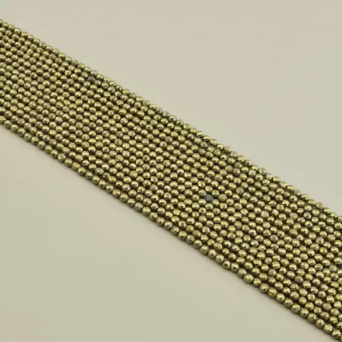 🏷️️ Намистини Піріт 40 см 3 мм. (без застібки) F-105517