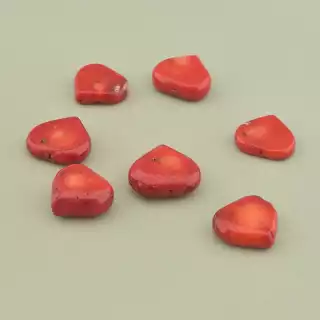 Кабошон Корал 15х14 мм.