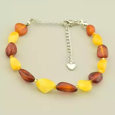 Браслет на карабіні Янтар 17 см