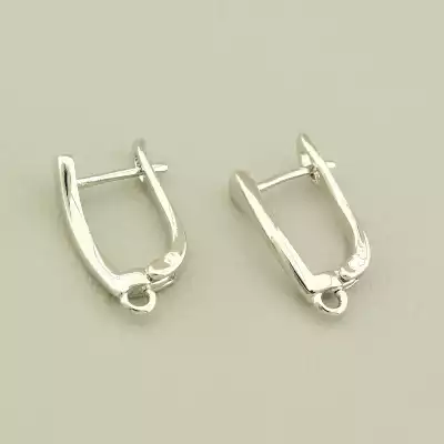 Швензи Пара 18х3мм. (родій) англійська застібка