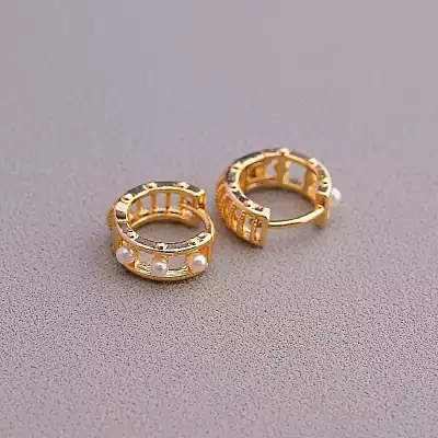 Сережки XUPING Майорка (позолота 18к)