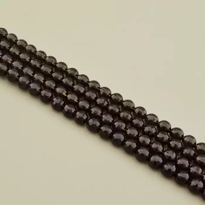 🏷️️ Намистини Раухтопаз 40 см 8 мм. (без застібки) ss_106330