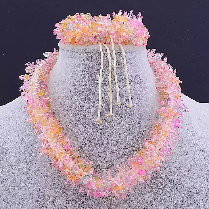 🏷️️ Намисто + Браслет Самоцвіти 45 см ss_81972