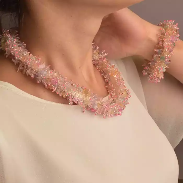 🏷️️ Намисто + Браслет Самоцвіти 45 см ss_81972