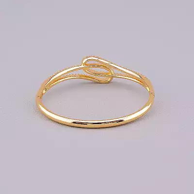 🏷️️ Браслет шарнірний Xuping Фіаніт 17 см (позолота 18к) F-71722