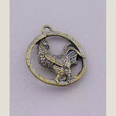 🏷️️ Фігурка Півень латунь F-61451