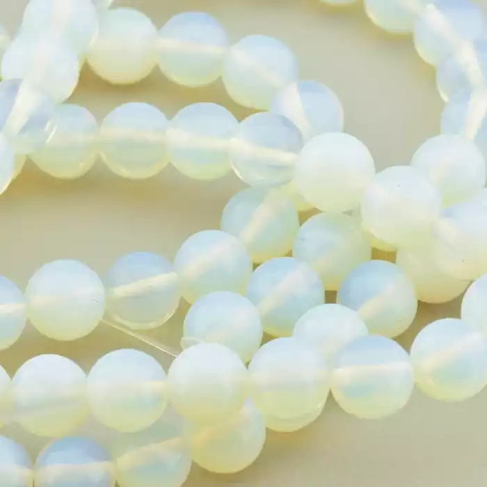 🏷️️ Нитка Місячний камінь 39 см 10 мм ss_72038