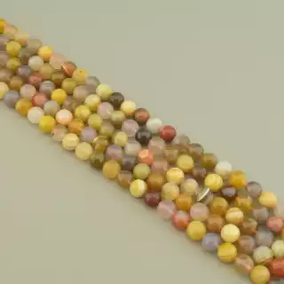 Намистини Агат 38 см. 10,5 мм. на нитці (натуральне каміння, без застібки)