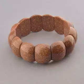 Браслет резинка Золотий Пісок 20 см