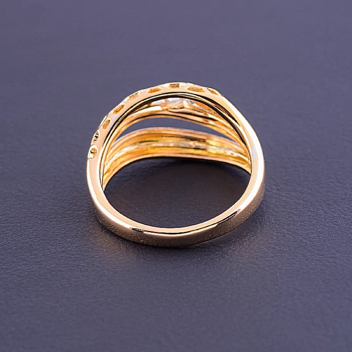 🏷️️ Каблучка Xuping Фіаніт (позолота-родій) ss_75539