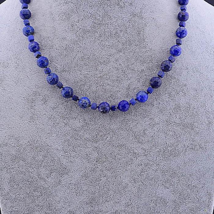 🏷️️ Намисто Лазурит срібло (925 проба) 49 см ss_84834
