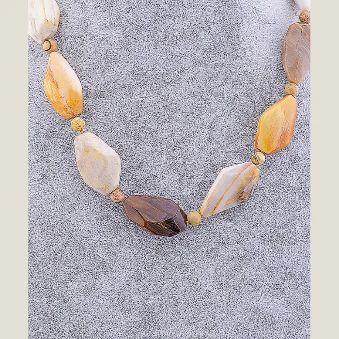 🏷️️ Намисто Яшма 55 см ss_64945