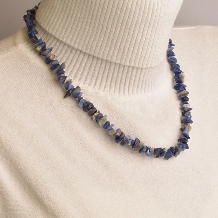 🏷️️ Намисто Содалить 48 см. ss_93233