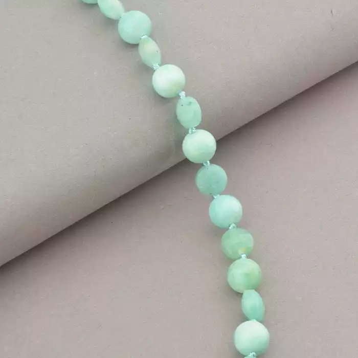 🏷️️ Намисто Амазоніт срібло (925 проба) 45 см. ss_94412