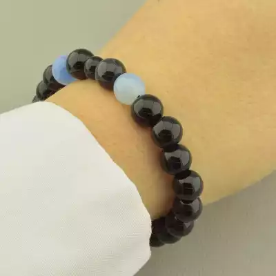 🏷️️ Браслет резинка Агат 18 см. F-102406