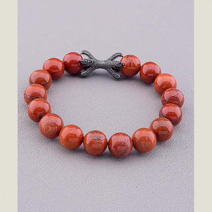 🏷️️ Браслет резинка Яшма 18 см ss_78029